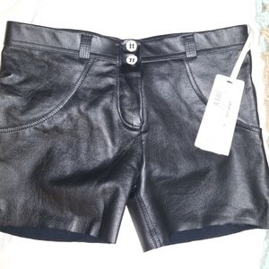 Freddy leather shorts